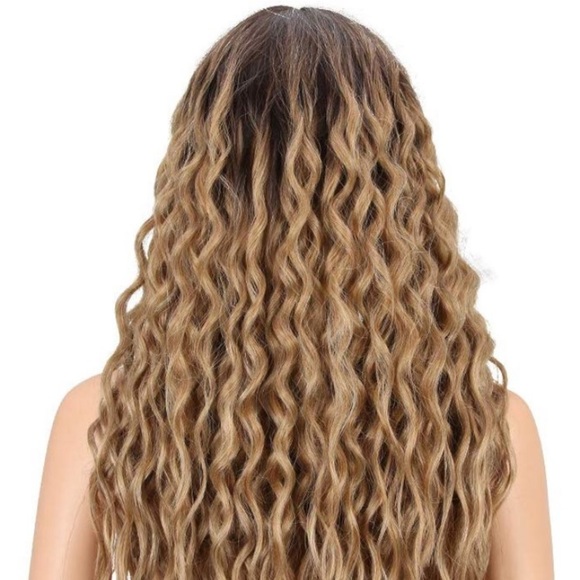 ?Synthia  BROWN OMBRÉ 26” LACEFRONT  WIG ? * NWT main image 4